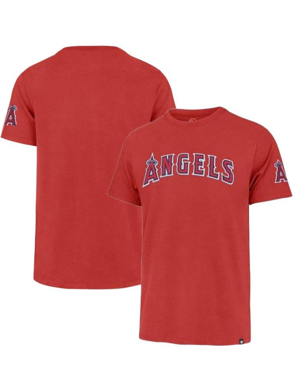 Men's Short Sleeve Baseball T-Shirt, Embroidered Team Logo, Casual Sportswear